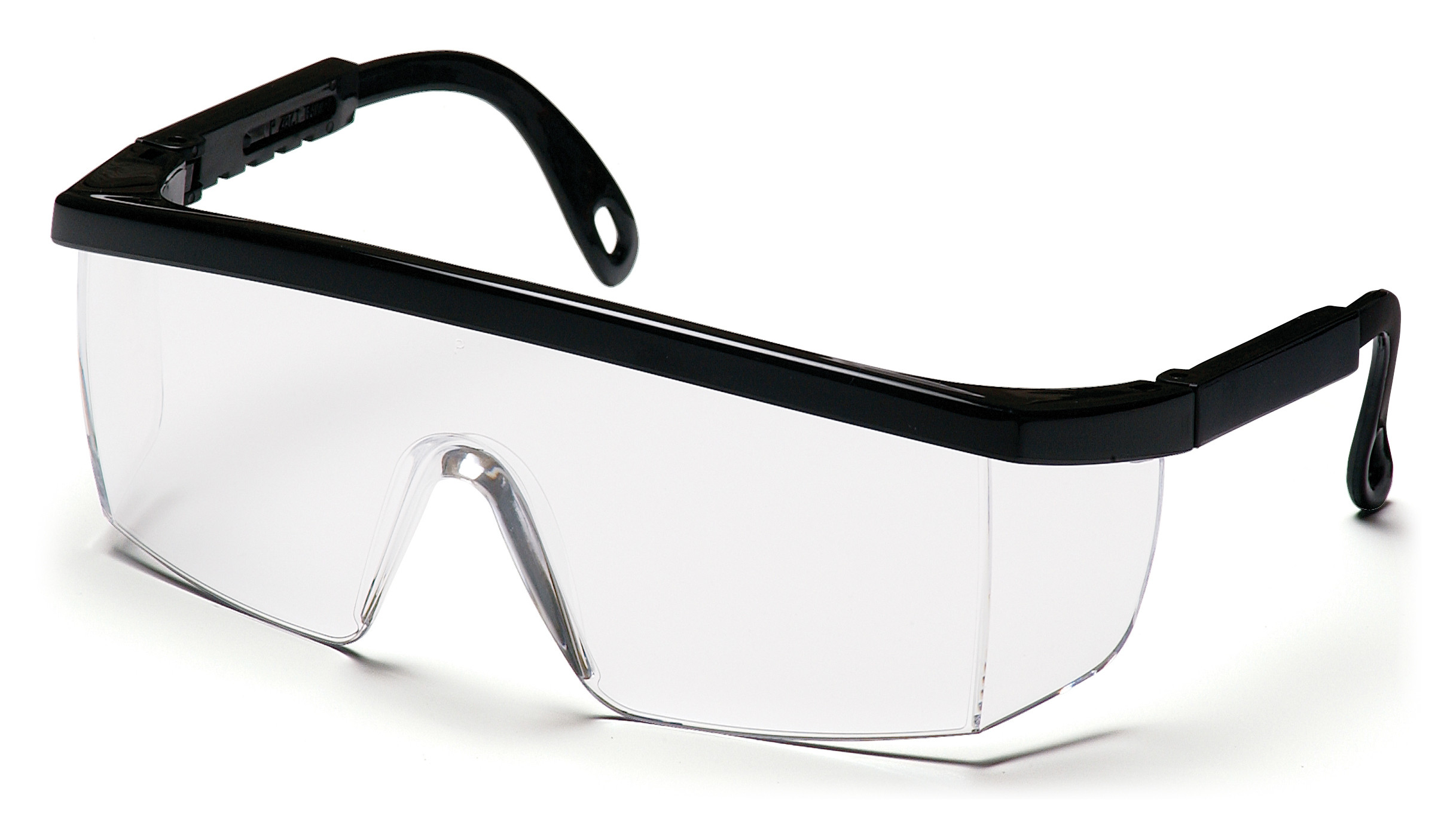 BGS DIY 80887 Schutzbrille Mit Verstellbaren Bügeln – Transparente Sicherheitsbrille Für Heimwerker Und Profis