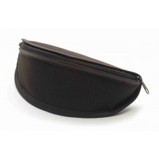 Weiches Textil-Etui schwarz mit Reissverschluss u. Gurtschlaufe